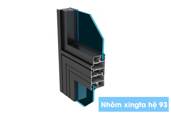 nhôm xingfa hệ 93