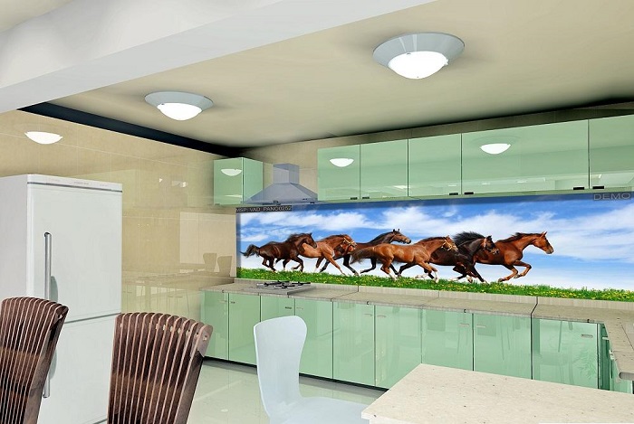 kính hoa văn ốp bếp