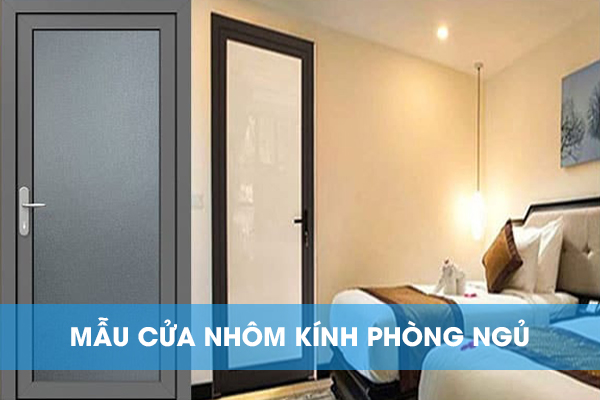 Mẫu Cửa nhôm kính Phòng Ngủ Xingfa đẹp