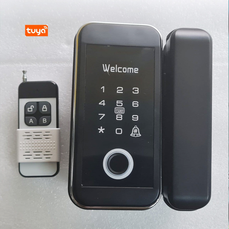 khóa vân tay cửa kính