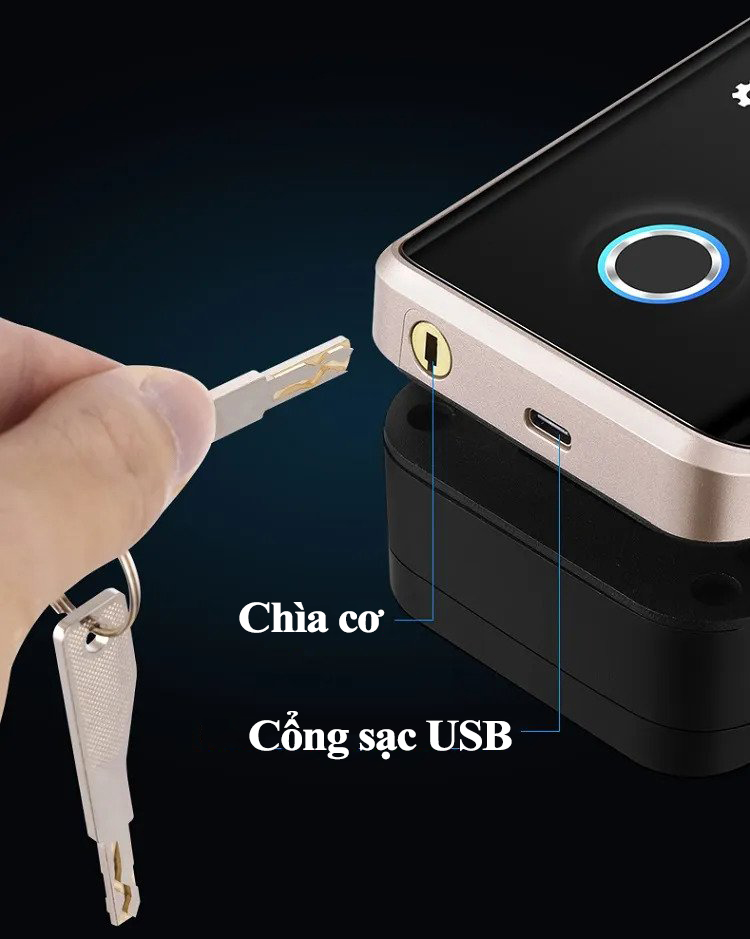 khóa vân tay cửa kính faceid